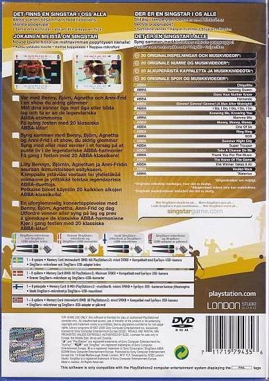 SingStar ABBA - PS2 (Genbrug)